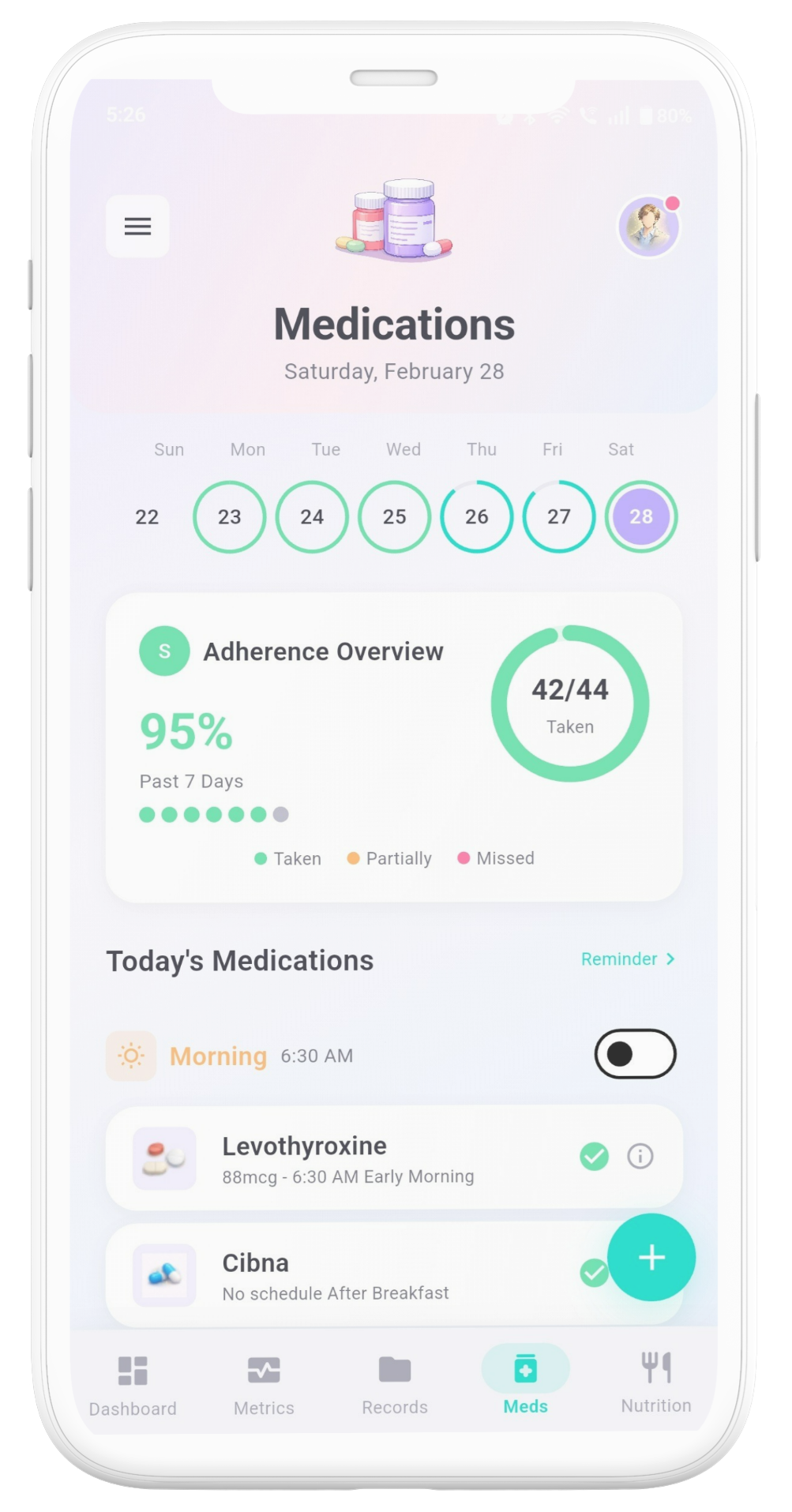 Jiva Pulse centralized medication module interface